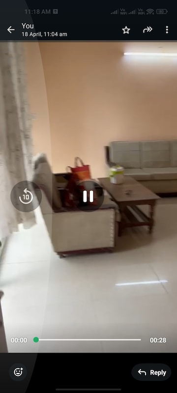 Living Room in 4 BHK Builder Floor at Puri Vip Floors, Sector 81 – for Sale