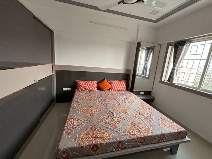 Bedroom, makwana-ishanand 2 Bedroom 1000 Sq.Ft. Apartment In Wanowrie Pune 7412764