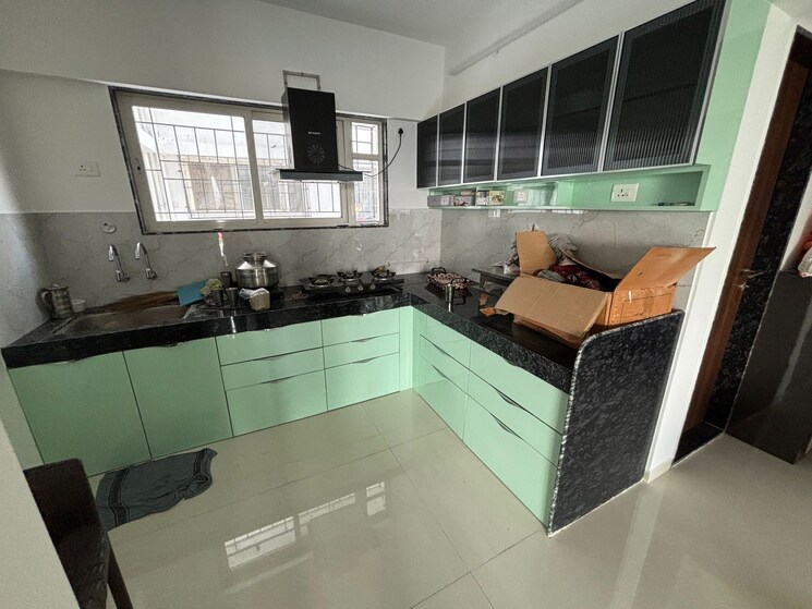 Kitchen, makwana-ishanand 2 Bedroom 1000 Sq.Ft. Apartment In Wanowrie Pune 7412764