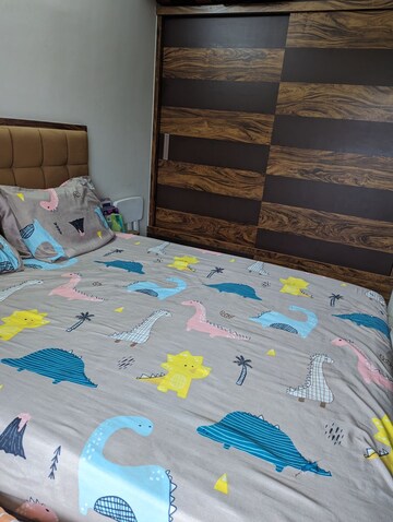 Bedroom in 2 BHK Apartment at Rutu City, Kasarvadavali – for Sale