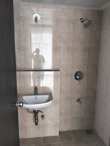 Bathroom in 1 BHK Apartment at Shapoorji Pallonji Joyville Palm Meadows, Virar West – for Sale