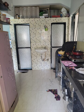 Kitchen in 1 BHK Apartment at Stanley Regency, Mira Road – for Sale