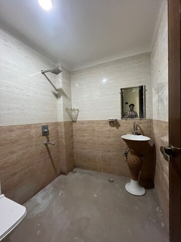 Bathroom in 2 BHK Builder Floor at Chattarpur – for Sale