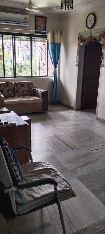 Living Room in 1 BHK Apartment at Lok Gaurav Society, Vikhroli West – for Sale