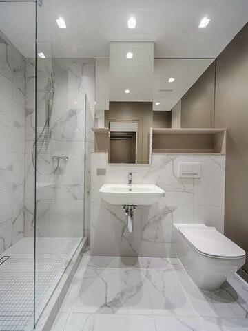 Bathroom in 1 BHK Apartment at Mayfair Sara Virar, Virar West – for Sale