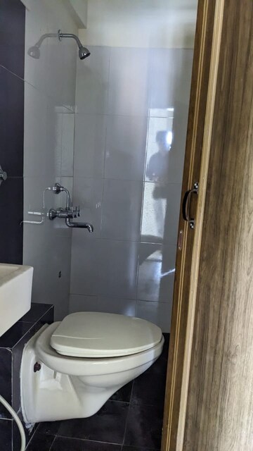 Bathroom in 1 BHK Apartment at Vihang Valley Phase 2, Kasarvadavali – for Sale