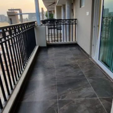 Balcony in 3 BHK Apartment at Motia'z Harmony Greens, Kishanpura – for Sale