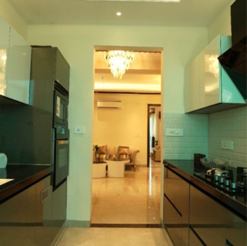 Kitchen in 3 BHK Apartment at Motia'z Harmony Greens, Kishanpura – for Sale