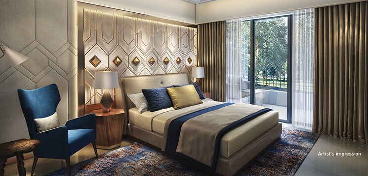 Bedroom, dosti-group-imperia 4 Bedroom 1715 Sq.Ft. Apartment In Manpada Thane 7415162