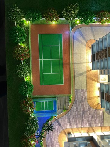 Living Room in 3 BHK Apartment at Bhanodaya Crystal, Kompally – for Sale