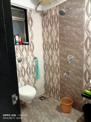 Bathroom in 1 BHK Apartment at Chandak Sparkling Wing, Dahisar East – for Sale