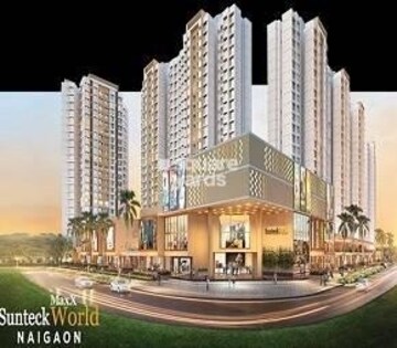 1 BHK Apartment – Exterior View View at Sunteck One World, Naigaon East - for Sale