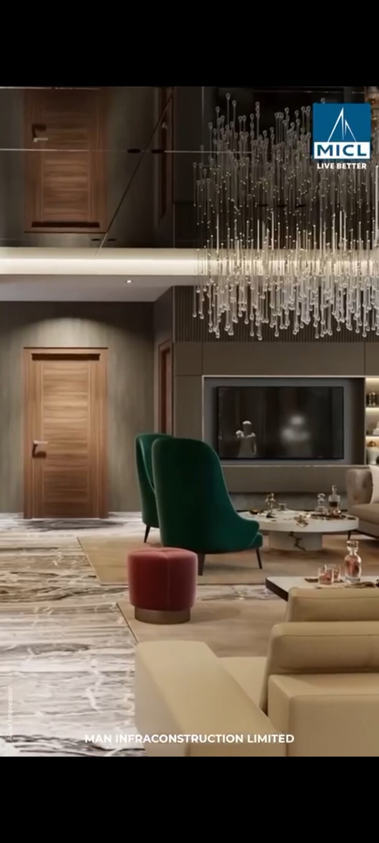 Living Room, micl-aaradhya-avaan 4 Bedroom 1852 Sq.Ft. Apartment In Tardeo Mumbai 7417255