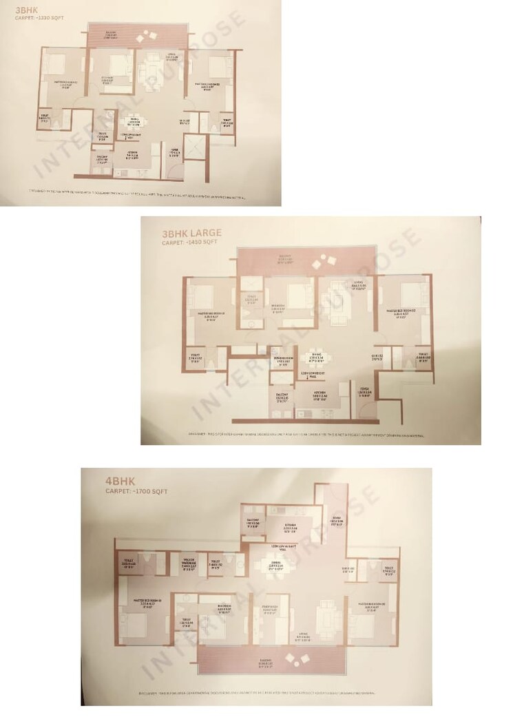Floor Plan, gera-adara 3 Bedroom 1160 Sq.Ft. Penthouse In Hinjewadi Pune 7417349