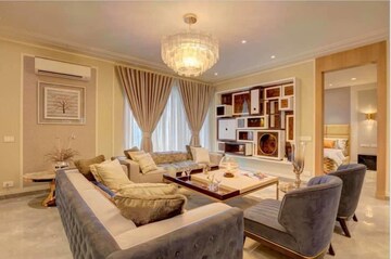Living Room in 5 BHK Apartment at New Chandigarh – for Sale