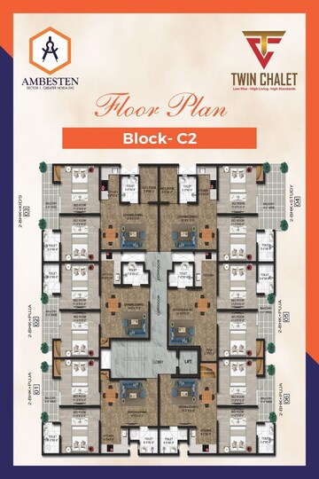 Floor Plan in 2.5 BHK Builder Floor at Sector 1 Greater Noida – for Sale