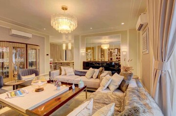 Living Room in 5 BHK Apartment at New Chandigarh – for Sale
