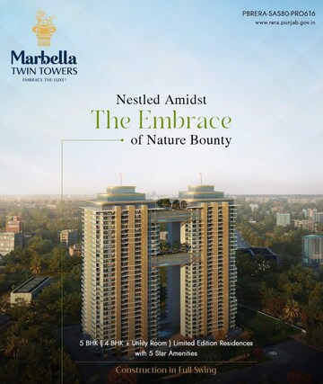 5 BHK Apartment – Exterior View View at New Chandigarh - for Sale