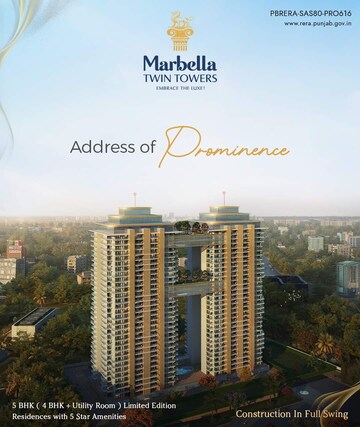 5 BHK Apartment – Exterior View View at New Chandigarh - for Sale