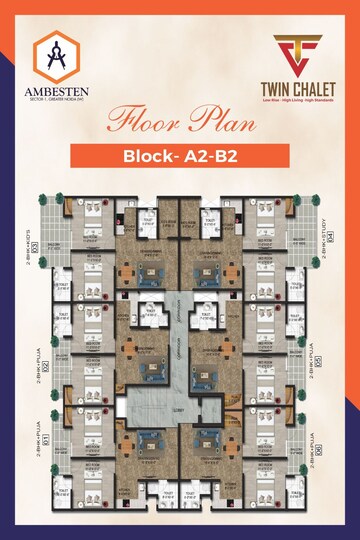 Floor Plan in 3 BHK Builder Floor at Sector 1 Greater Noida – for Sale