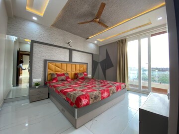 Bedroom in 3 BHK Builder Floor at SN Hare Krishna Heights, Patrakar Colony – for Sale