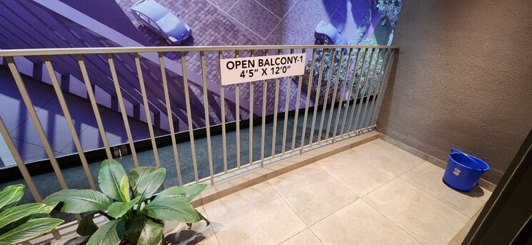 Balcony, sahyadri-plumeria 3 Bedroom 993 Sq.Ft. Apartment In Moshi Pune 7418544