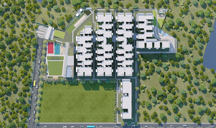 Master Plan, hallmark-sunnyside 2 Bedroom 1250 Sq.Ft. Apartment In Manchirevula Hyderabad 7419338