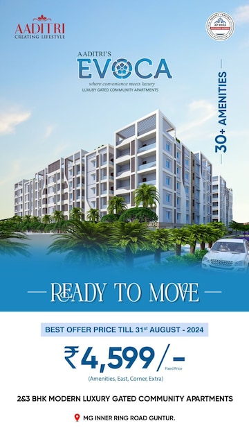 2 BHK Apartment For Resale in Maddirala Colony Guntur  7419698