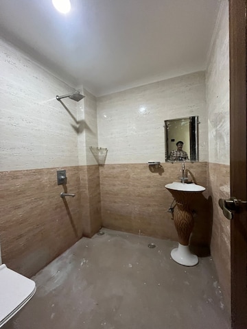 Bathroom in 2 BHK Builder Floor at Chattarpur – for Sale