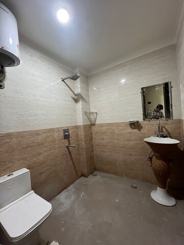 Bathroom in 2 BHK Builder Floor at Chattarpur – for Sale