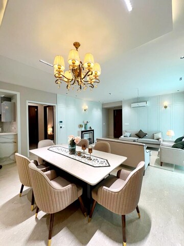 Living Room in 5 BHK Apartment at Aerocity – for Sale