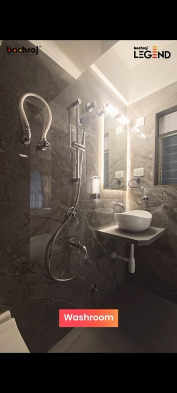 Bathroom in 2 BHK Apartment at Bachraj Legend, Virar West – for Sale