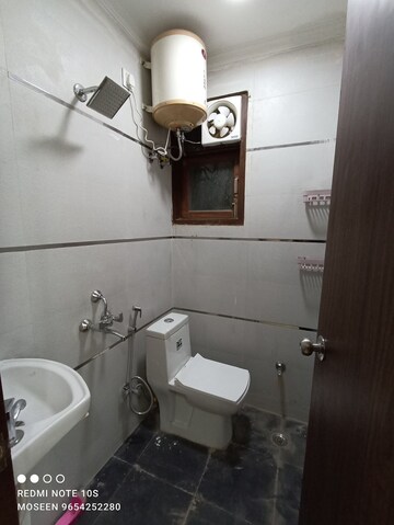 Bathroom in 3 BHK Builder Floor at Chattarpur – for Sale