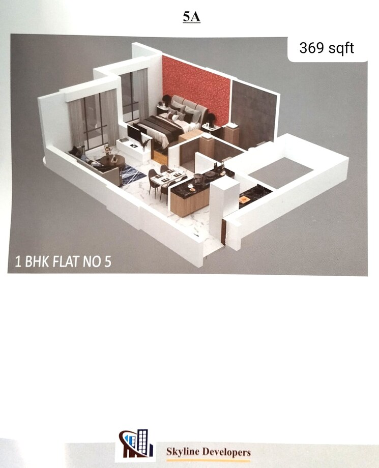 undefined, andheri east 1 Bedroom 349 Sq.Ft. Apartment In Andheri East Mumbai 7427888