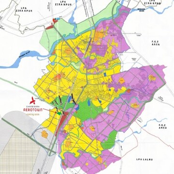  Plot – Map Location View at Dera Bassi - for Sale