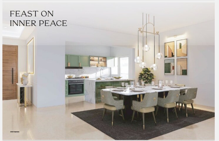 Kitchen, brigade-insignia 3 Bedroom 2145 Sq.Ft. Apartment In Yelahanka Bangalore 7430007