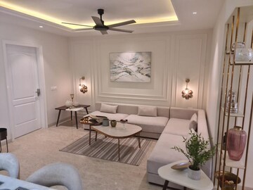 Living Room in 3 BHK Builder Floor at Omaxe New Chandigarh, North Mullanpur – for Sale