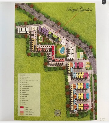 Master Plan in 2 BHK Apartment at MR Proview Shalimar City, Shalimar Garden – for Sale