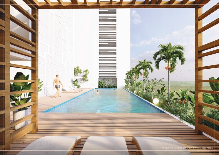 Swimming Pool, gajra-bhoomi-serenity 2 Bedroom 870 Sq.Ft. Apartment In Kharghar Navi Mumbai 7429887