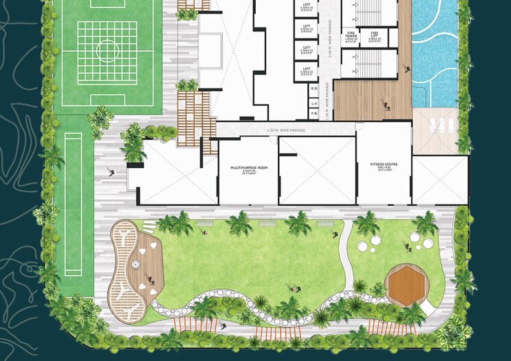 Master Plan, gajra-bhoomi-serenity 2 Bedroom 870 Sq.Ft. Apartment In Kharghar Navi Mumbai 7429887