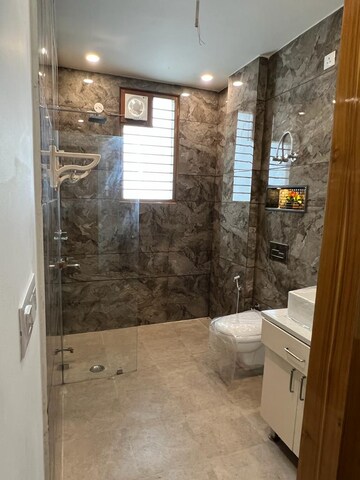 Bathroom in 3 BHK Builder Floor at BPTP Parkland, Sector 75 – for Sale