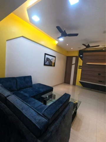 Living Room in 2 BHK Apartment at Shelar Park, Kalyan West – for Sale