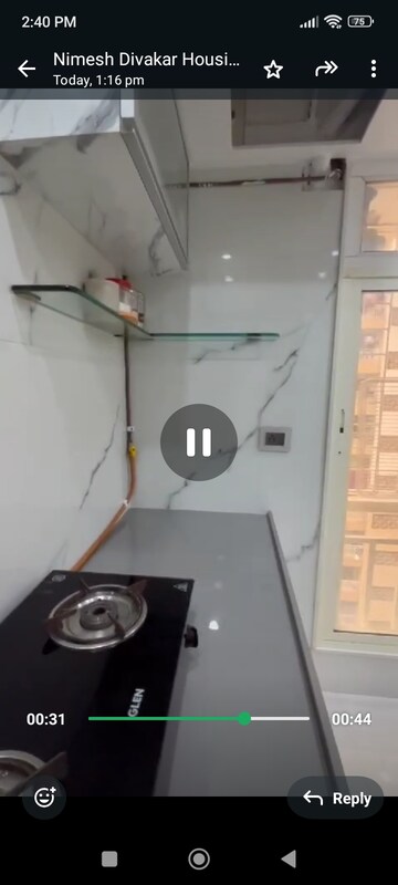 Kitchen in 1 RK Apartment at Seven Eleven Apna Ghar, Mira Road – for Sale