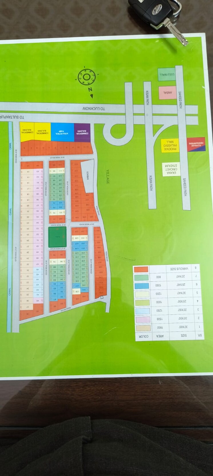 undefined, durga-greens  1000 Sq.Ft. Plot In Sultanpur Road Lucknow 7434696