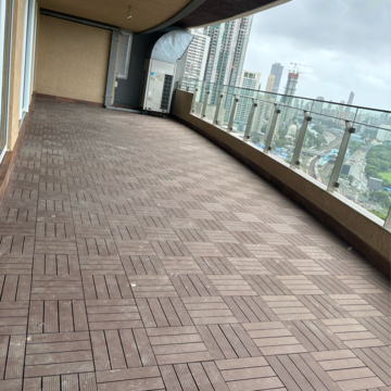 Balcony in 3 BHK Apartment at Lokhandwala Minerva Mahalaxmi, Delisle Road – for Sale