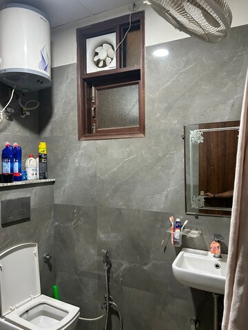 Bathroom in 3 BHK Builder Floor at Pratap Vihar – for Sale
