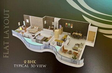 Master Bedroom in 2 BHK Apartment at Tathawade – for Sale