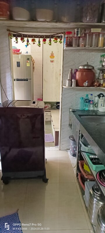 Kitchen in 1 BHK Apartment at Save Nagar CHS, Dahisar East – for Sale