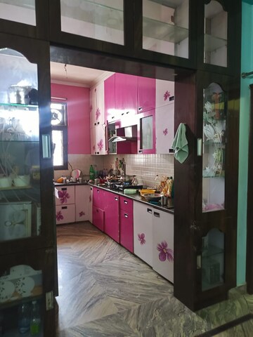 Kitchen in 3 BHK Builder Floor at Green Fields Colony – for Sale