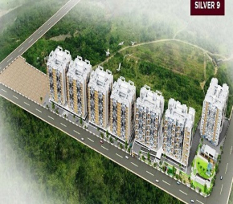 Balcony, silver-silver-9 1 Bedroom 431 Sq.Ft. Apartment In Moshi Pune 7436925